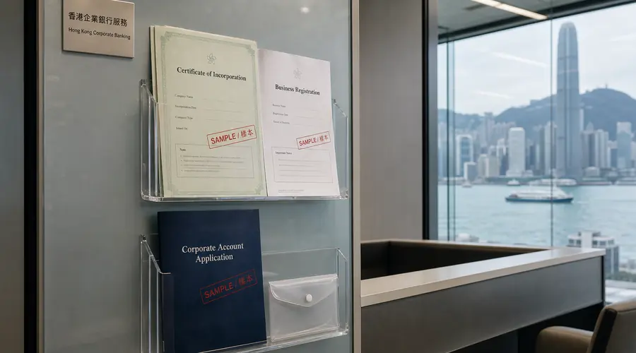 Hong Kong corporate bank account approval document sample