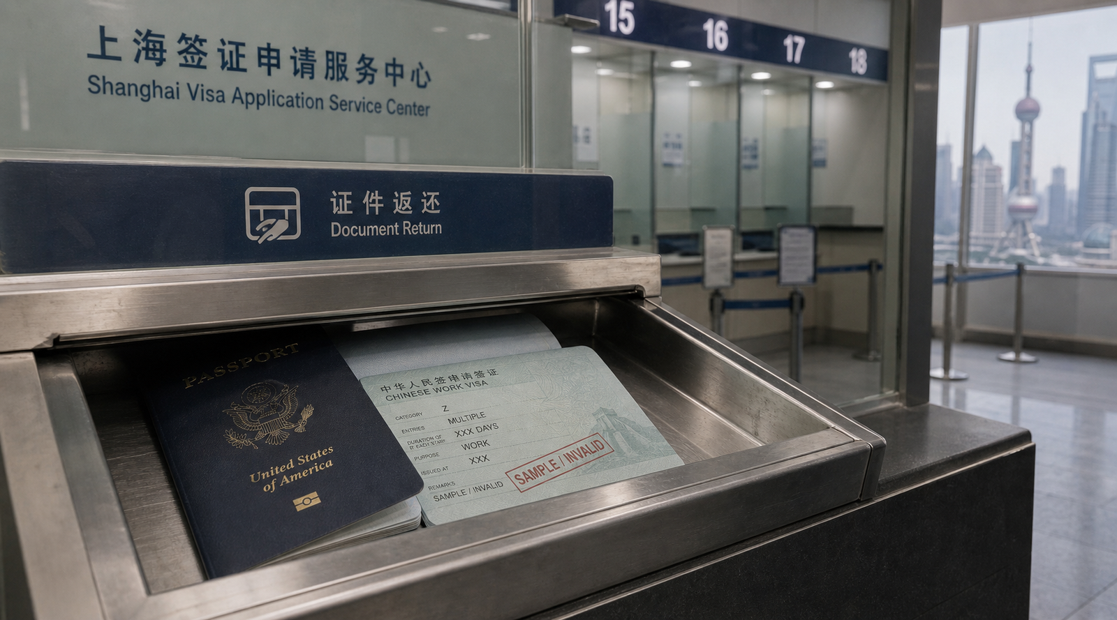 China WFOE registration and work permit document sample