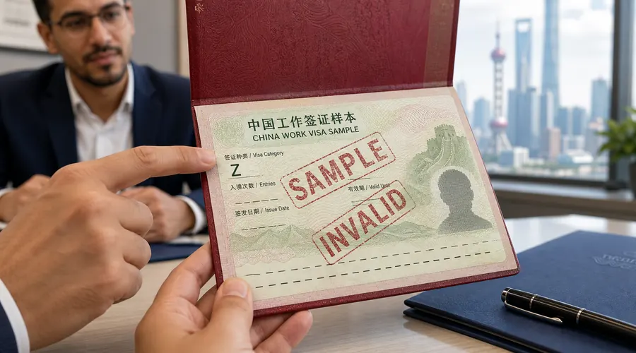 China work visa and residence permit success case