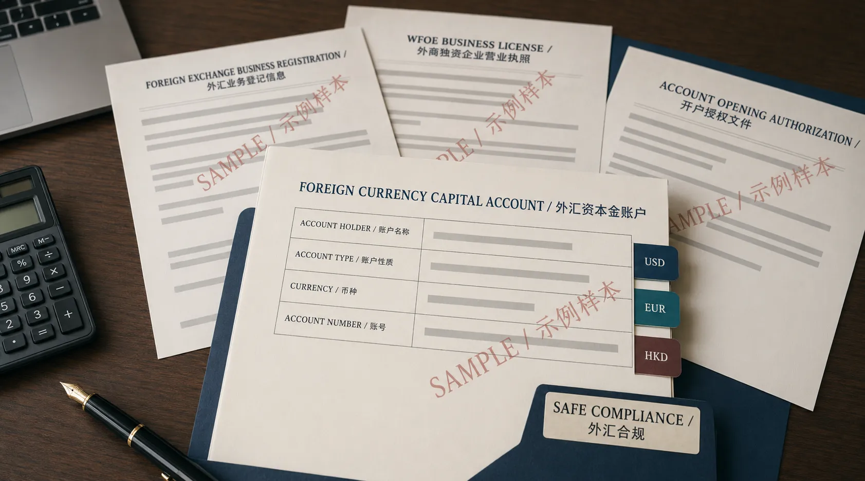 China Foreign Currency Account Rules for WFOEs